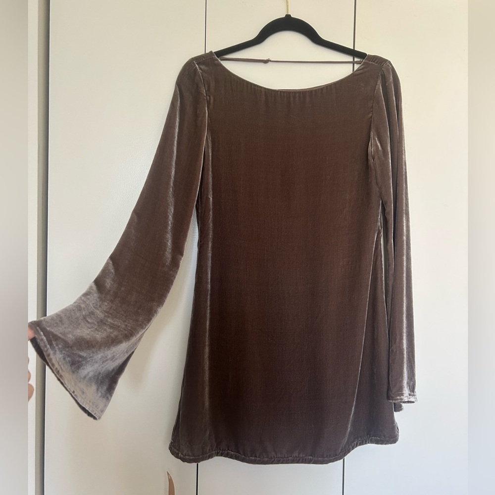 NWT Reformation Velvet Mini Dress